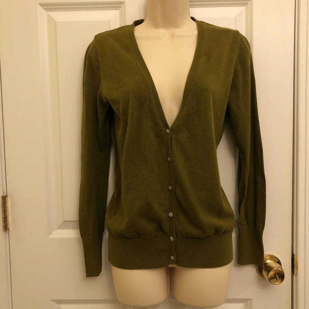 Old Navy Cardigan Olive / Army Green Women’s Med